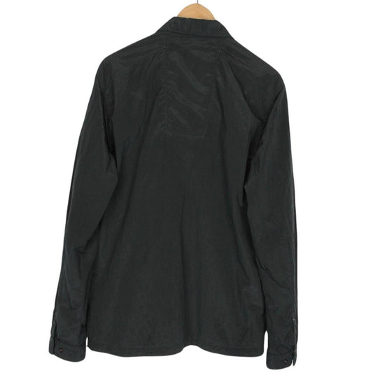 Stone Island AW 2016 Dark Green Full Zip Nylon Metal Overshirt Jacket