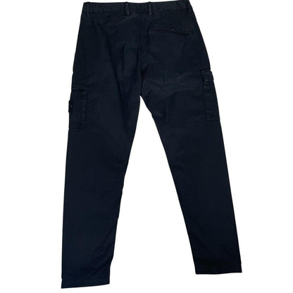 Stone Island AW 2022 Black RE-T Fit Cargo Trousers