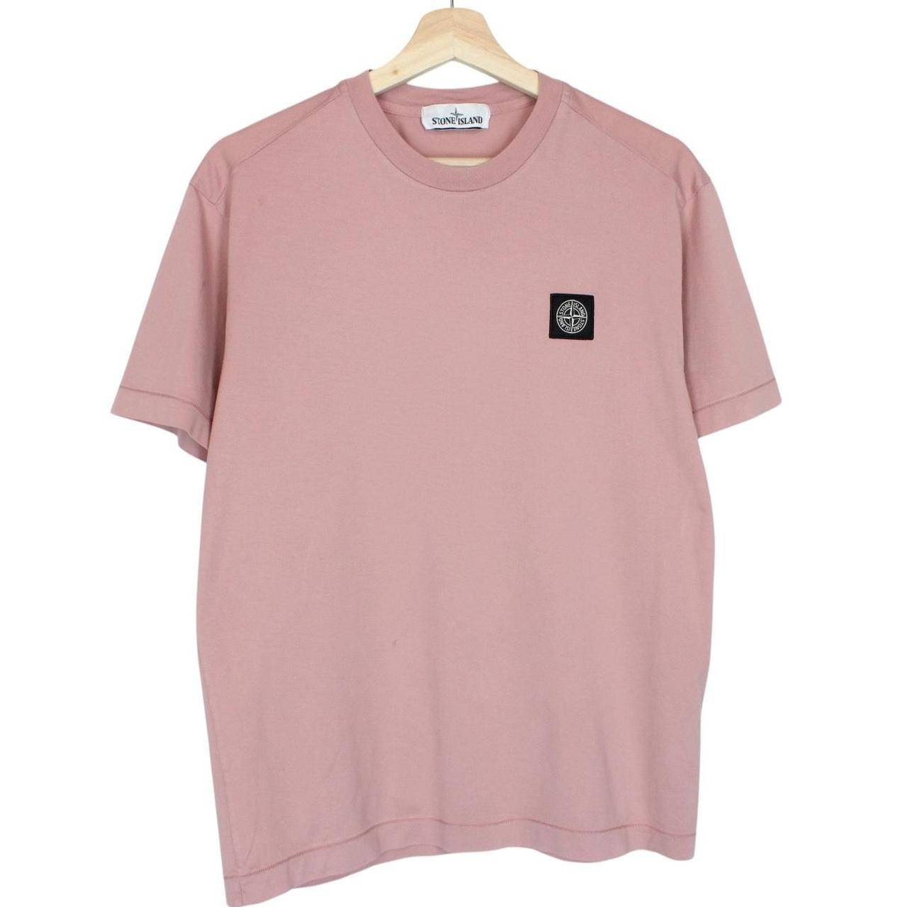 Stone Island Pink Short Sleeve Compass T-Shirt