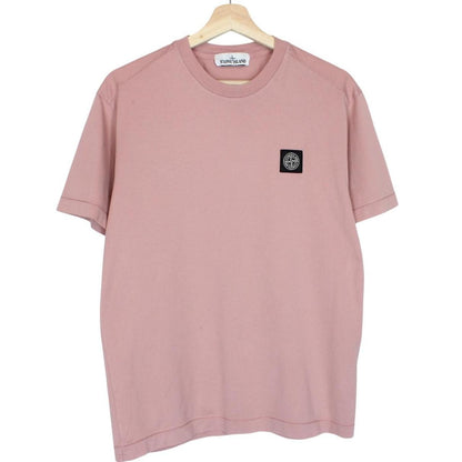 Stone Island Pink Short Sleeve Compass T-Shirt