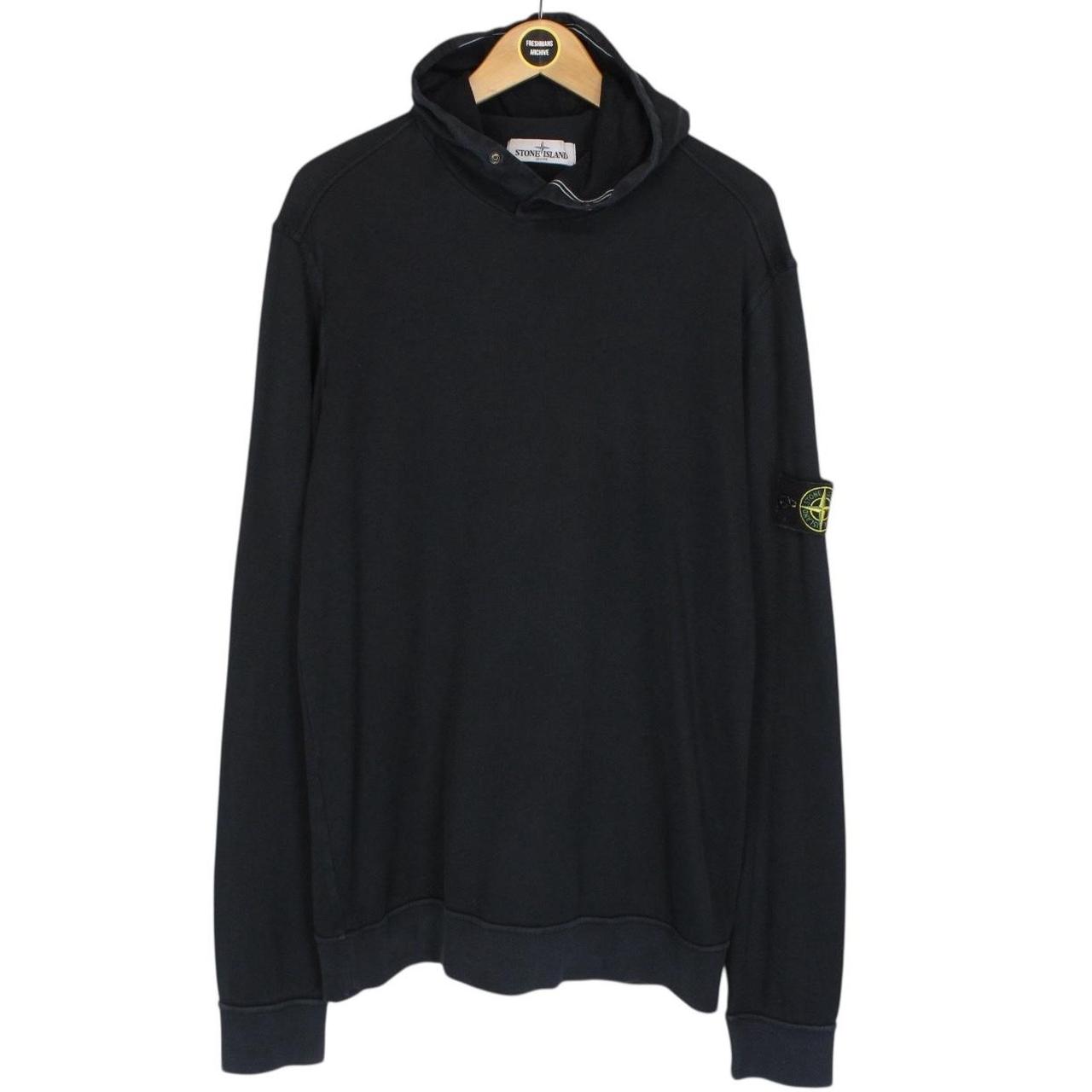Stone Island SS 2013 Black Cotton Hoodie Jumper