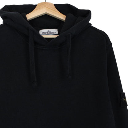 Stone Island AW 2018 Black Cotton Hoodie Jumper