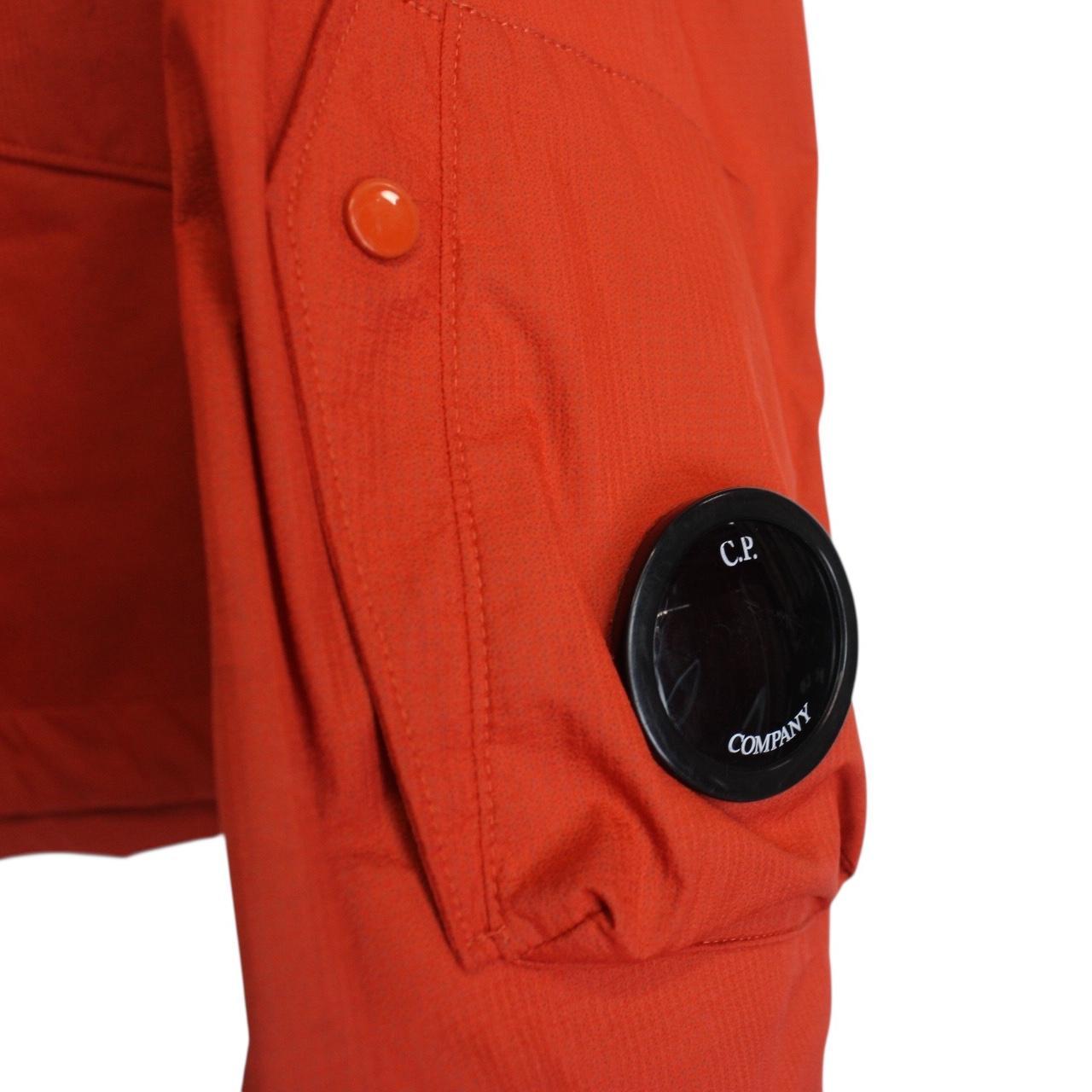 CP Company Orange Full Zip La Mille Nylon Goggle Jacket