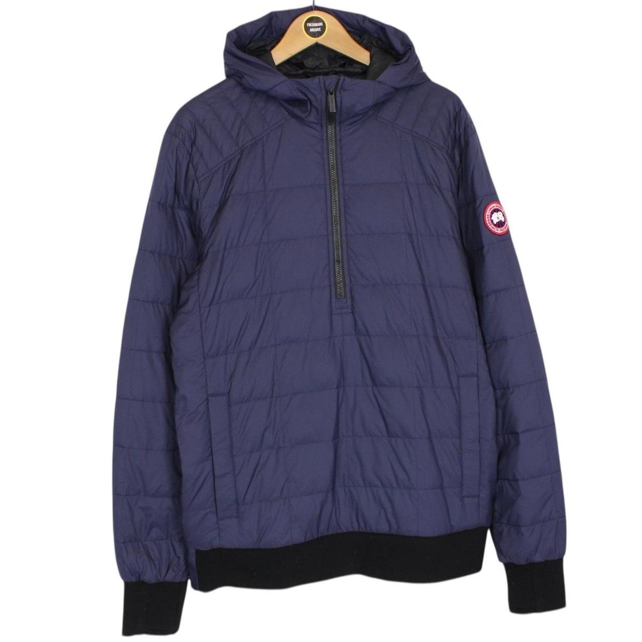 Canada Goose Wilmington Navy Blue Pullover 1/4 Zip Down Jacket