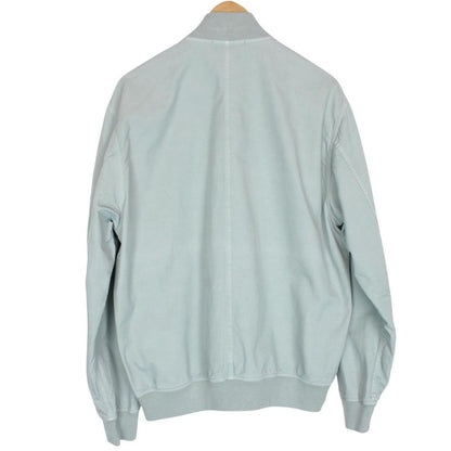 Stone Island SS 2023 Blue Cupro Cotton Twill-TC Bomber Jacket