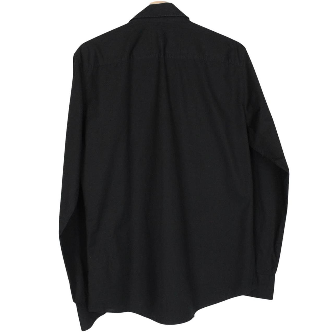 Vivienne Westwood Black Long Sleeve Orb Cotton Shirt Shirt