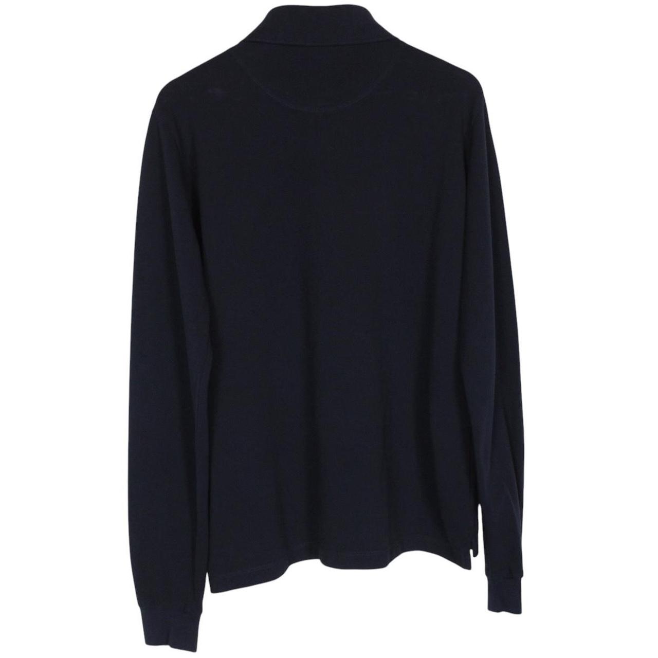 Vivienne Westwood Navy Blue Long Sleeve Orb Polo Shirt
