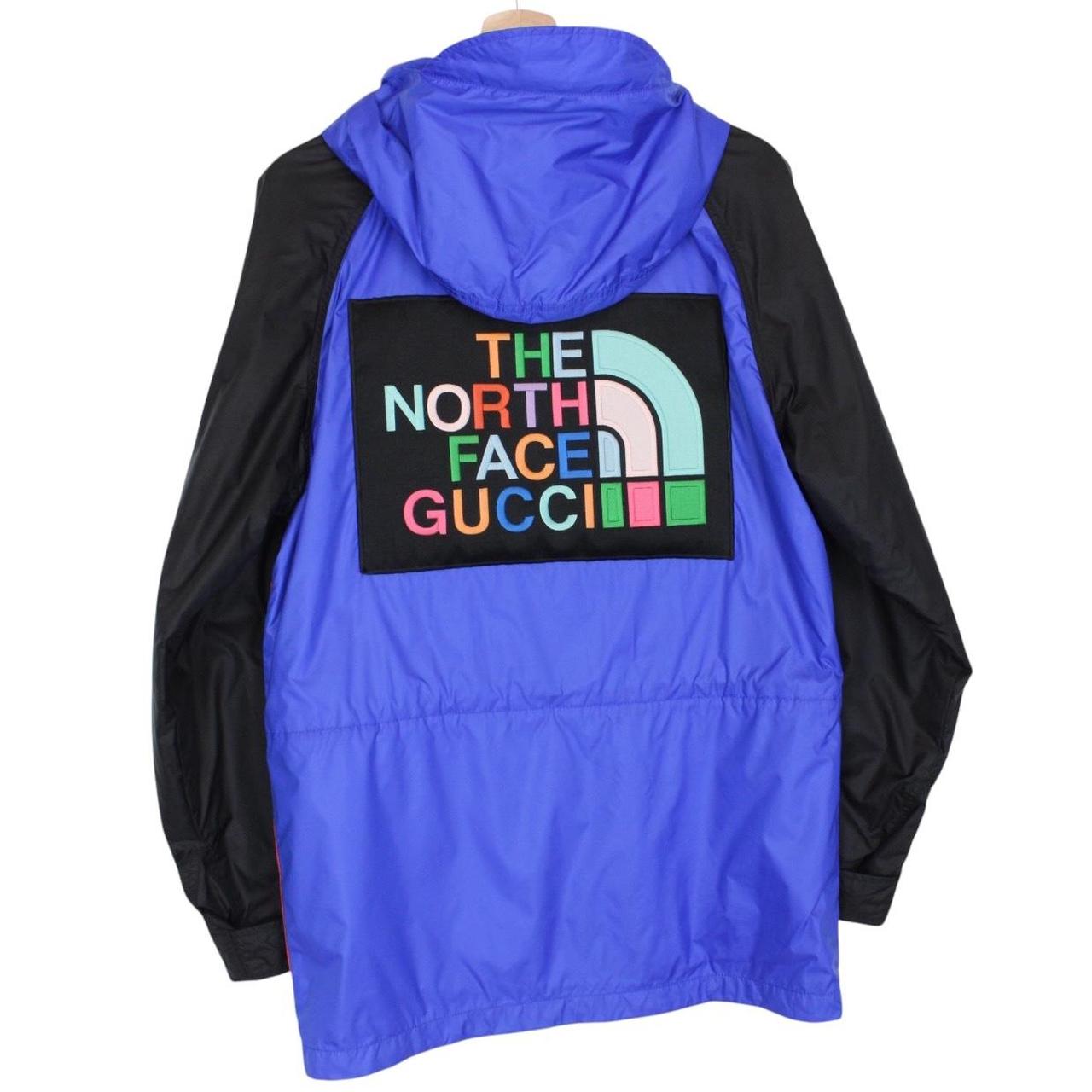 Gucci x North Face Multicoloured Full Zip Nylon Blend Coat
