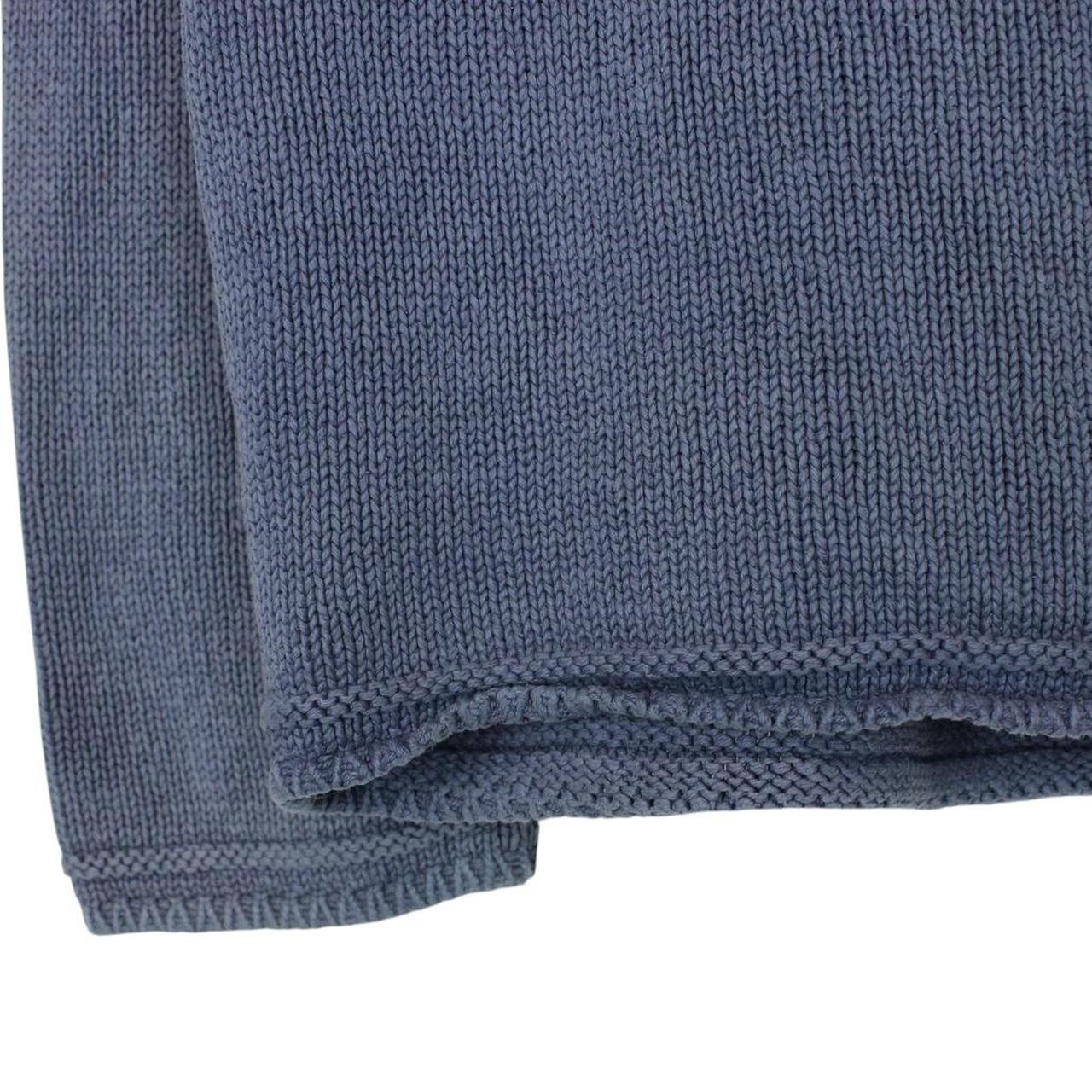 Vintage Stone Island SS 2001 Blue Silk Knit Jumper