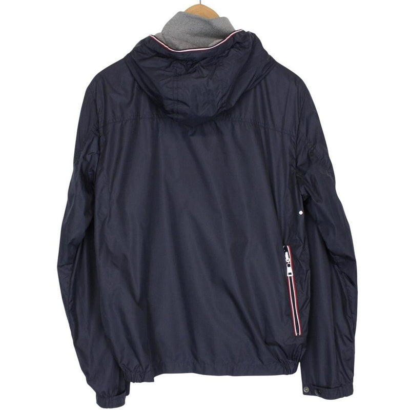 Moncler Urville Navy Blue Full Zip Hooded Packable Jacket