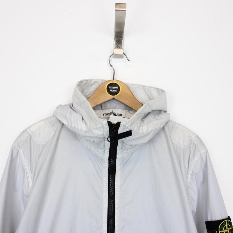 Stone Island Lamy Flock Hooded Jacket Purple/Grey – Garmz Factory