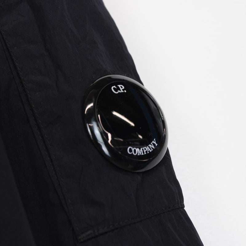 CP Company Navy Blue Chrome-R Lens Nylon Overshirt Jacket