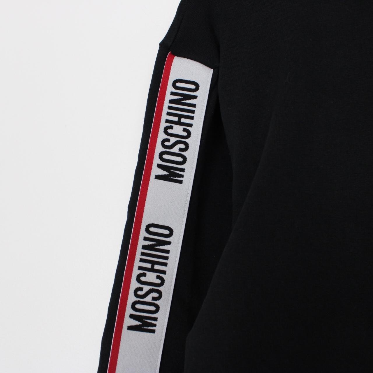 Moschino Underwear Black Tape Logo Arm Sweatshirt Jumper