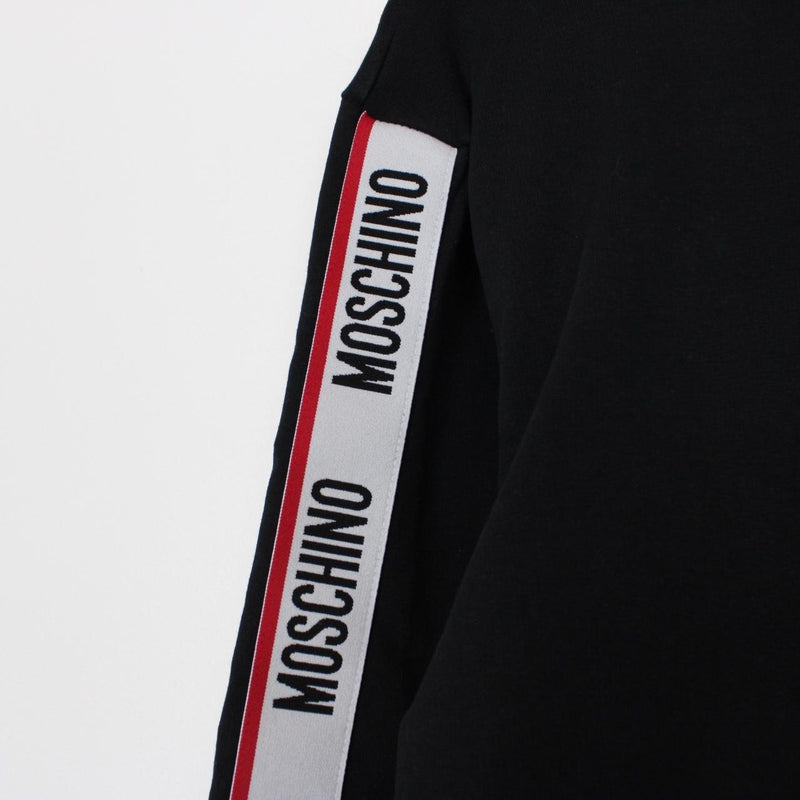 Moschino Underwear Black Tape Logo Arm Sweatshirt Jumper