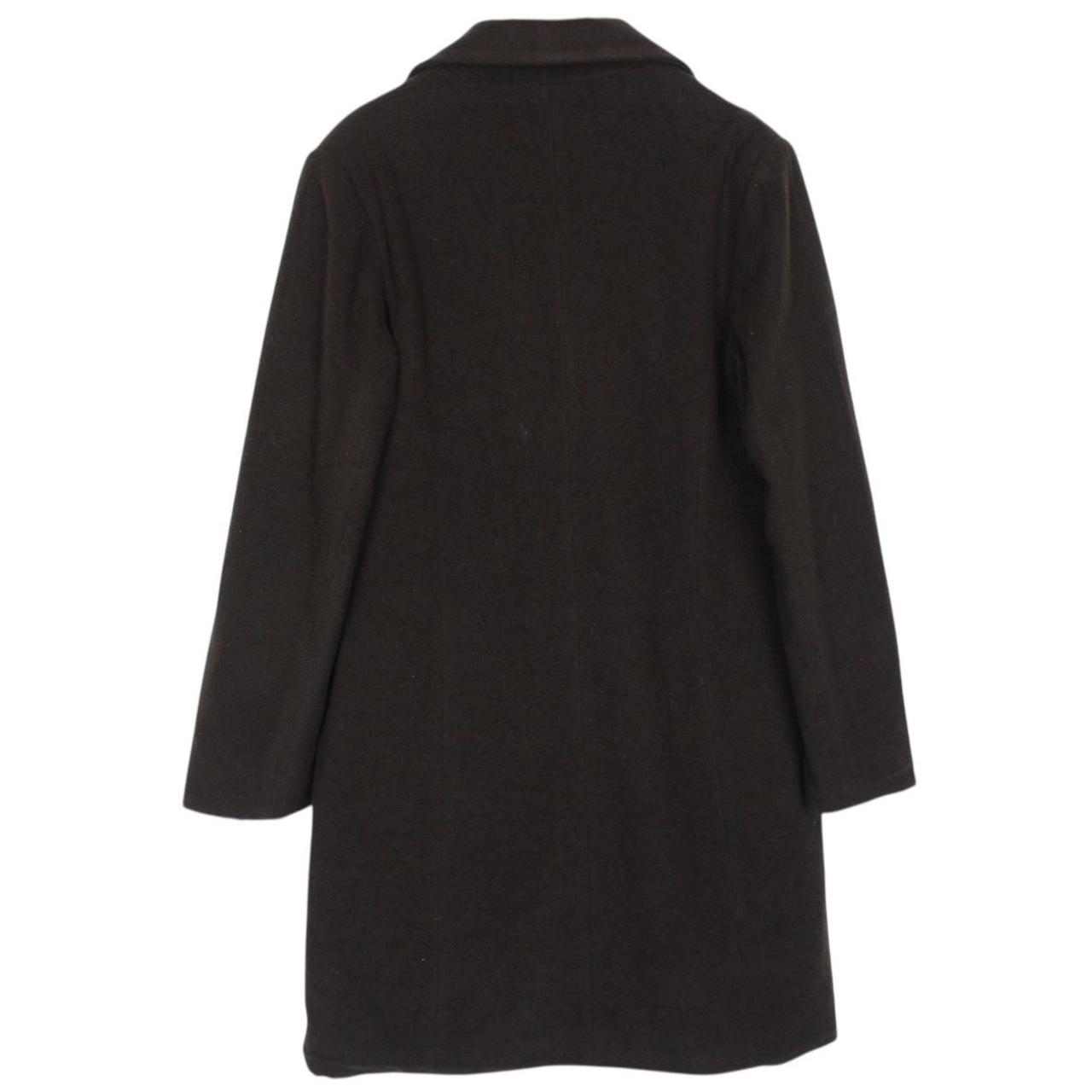 Vintage Burberry London Brown Wool Blend Coat