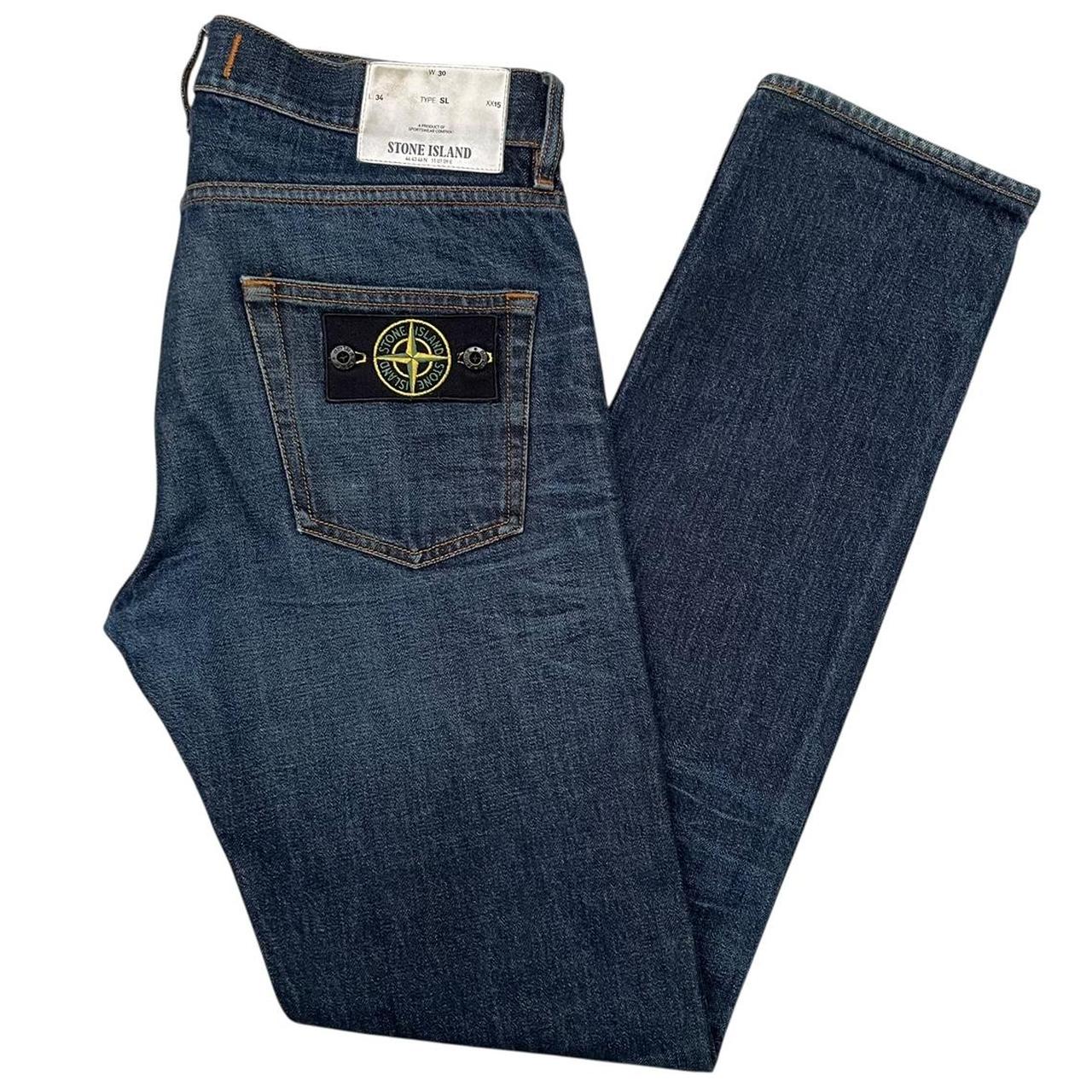 Stone Island SS 2016 Navy Blue Slim Fit Denim Jeans