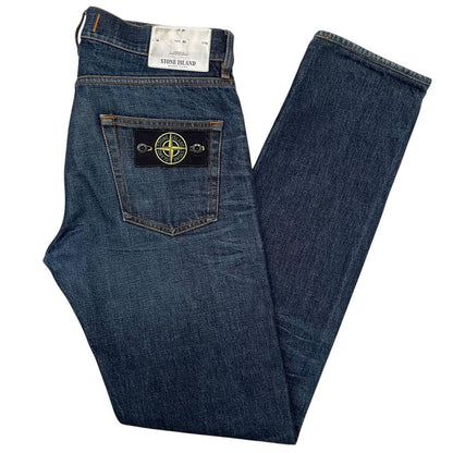 Stone Island SS 2016 Navy Blue Slim Fit Denim Jeans