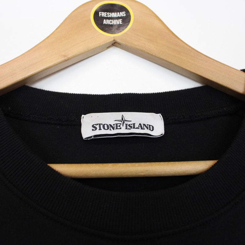 Stone Island AW 2020 Black Cotton Sweatshirt Jumper