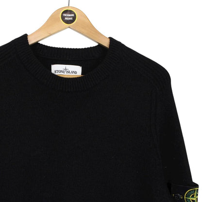 Stone Island AW 2020 Black Wool Knit Jumper