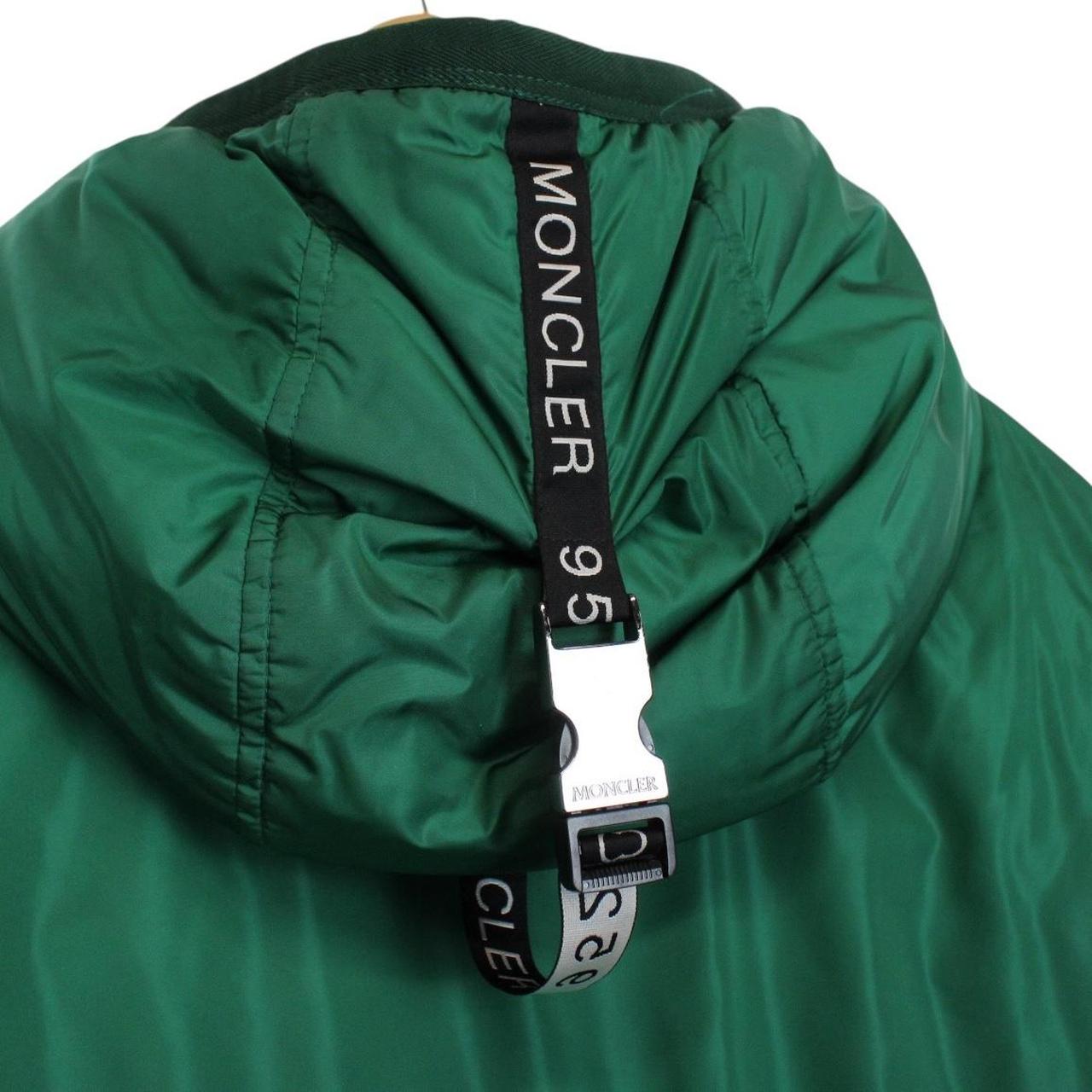 Moncler Guimet Forest Green Full Zip Hooded Down Jacket