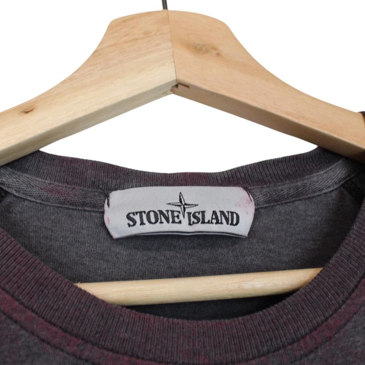 Stone Island Dark Cyclamen Dust Treatment Short Sleeve Cotton T-Shirt
