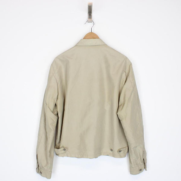 Vintage 90s Polo Ralph Lauren Beige Nylon Harrington Jacket