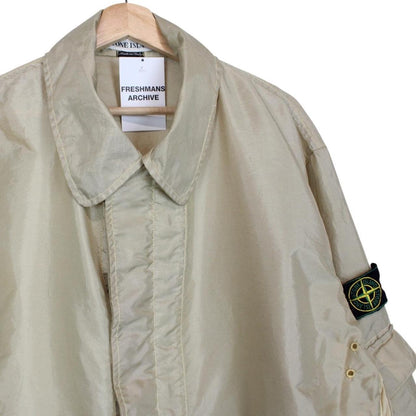 Vintage Stone Island SS 1997 Beige Formula Steel Green Edge Badge Jacket