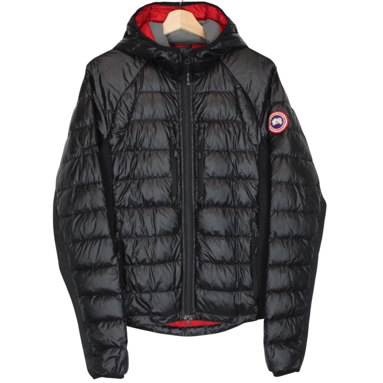 Canada Goose Black Hybridge Lite Full Zip Hooded Down Jacket