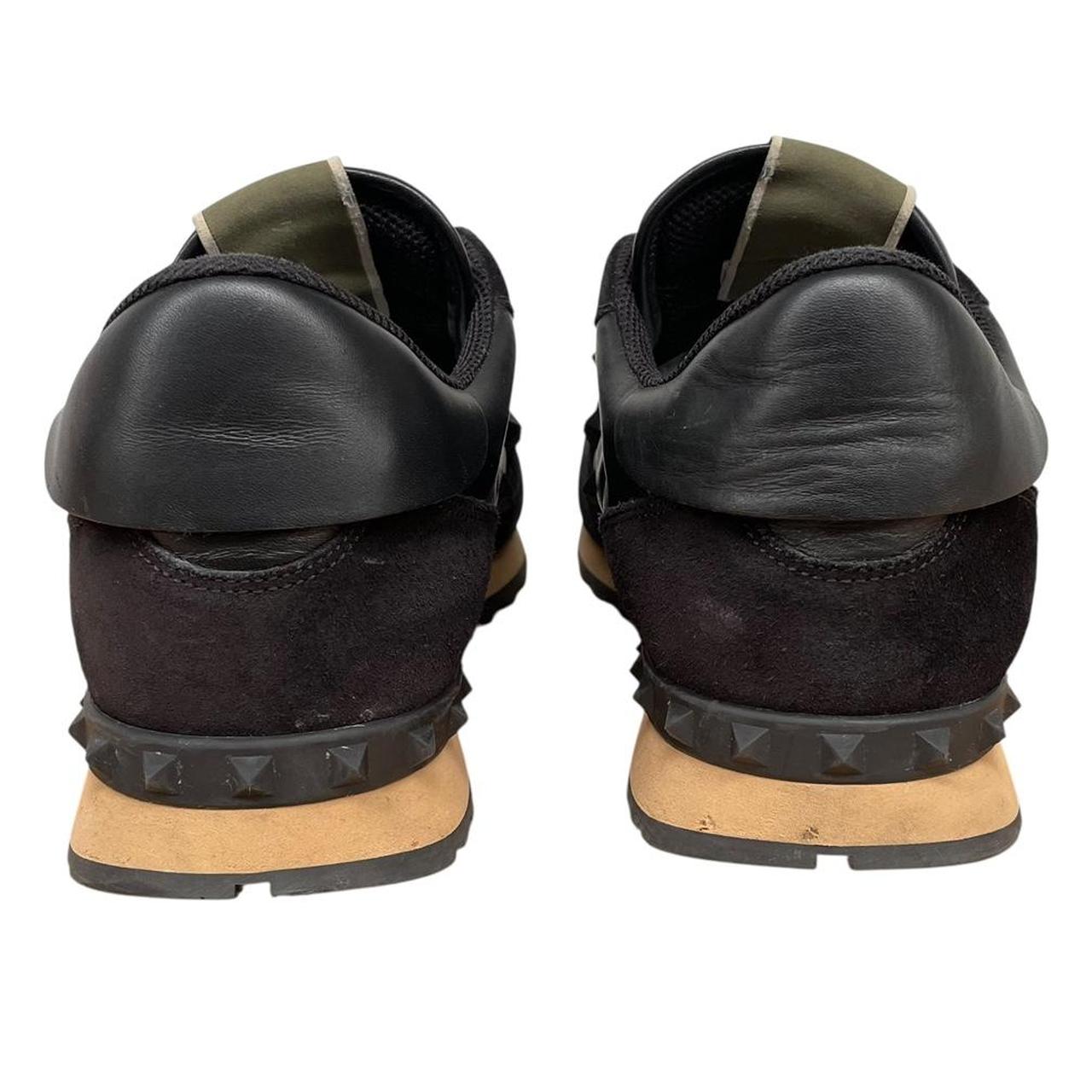 Valentino Garavani Rockrunner Black Camouflage Trainers