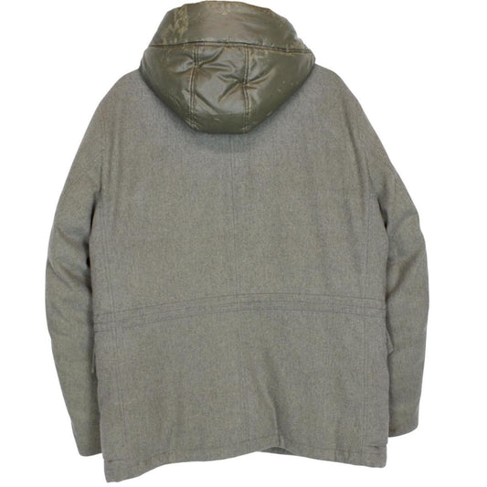 Stone Island Grey Ice Wool Blend Down Field Jacket