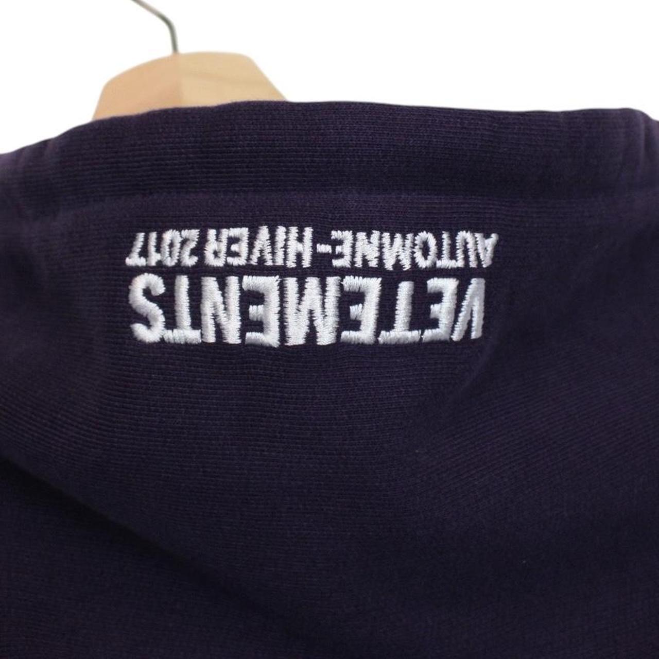 Vetements Purple Sexual Fantasies Print Full Zip Oversized Hoodie