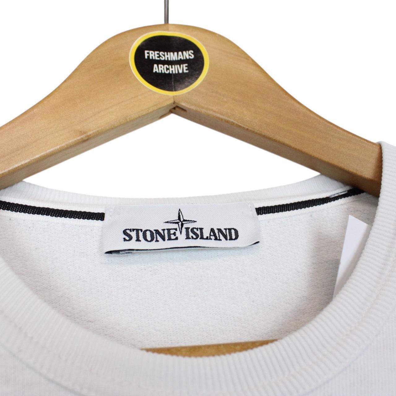 Stone Island SS 2017 White Cotton Sweatshirt Jumper