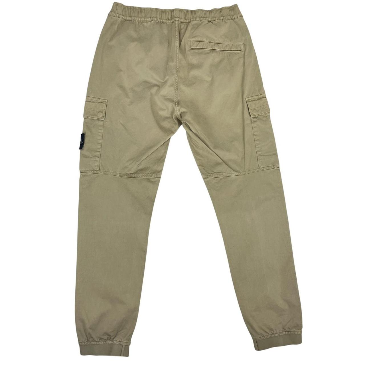 Stone Island AW 2024 Beige RE-T Fit Cargo Trousers