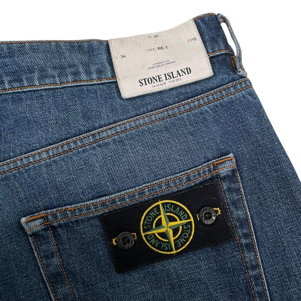 Stone Island AW 2017 Navy Blue RE-T Fit Denim Jeans