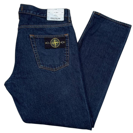 Stone Island AW 2018 Navy Blue RE-T Fit Denim Jeans