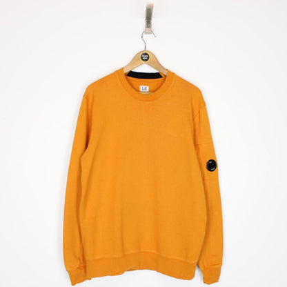 CP Company Orange Goggle Sweatshirt Jumper