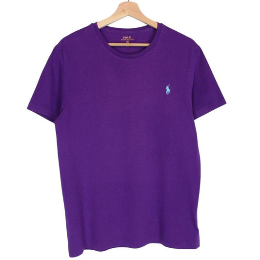Polo Ralph Lauren Purple Short Sleeve Cotton T-Shirt