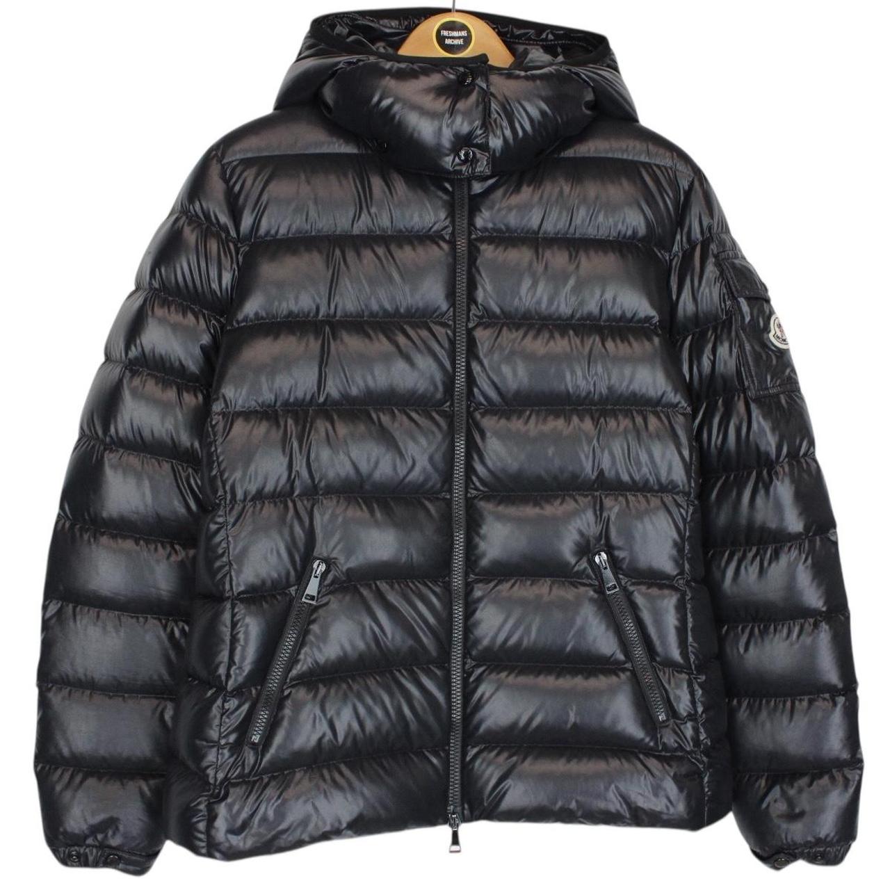Moncler Bady Black Full Zip Short Down Puffer Jacket