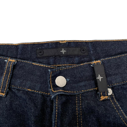 Vintage Stone Island Denims SS 2001 Navy Blue Straight Leg Fit Denim Jeans