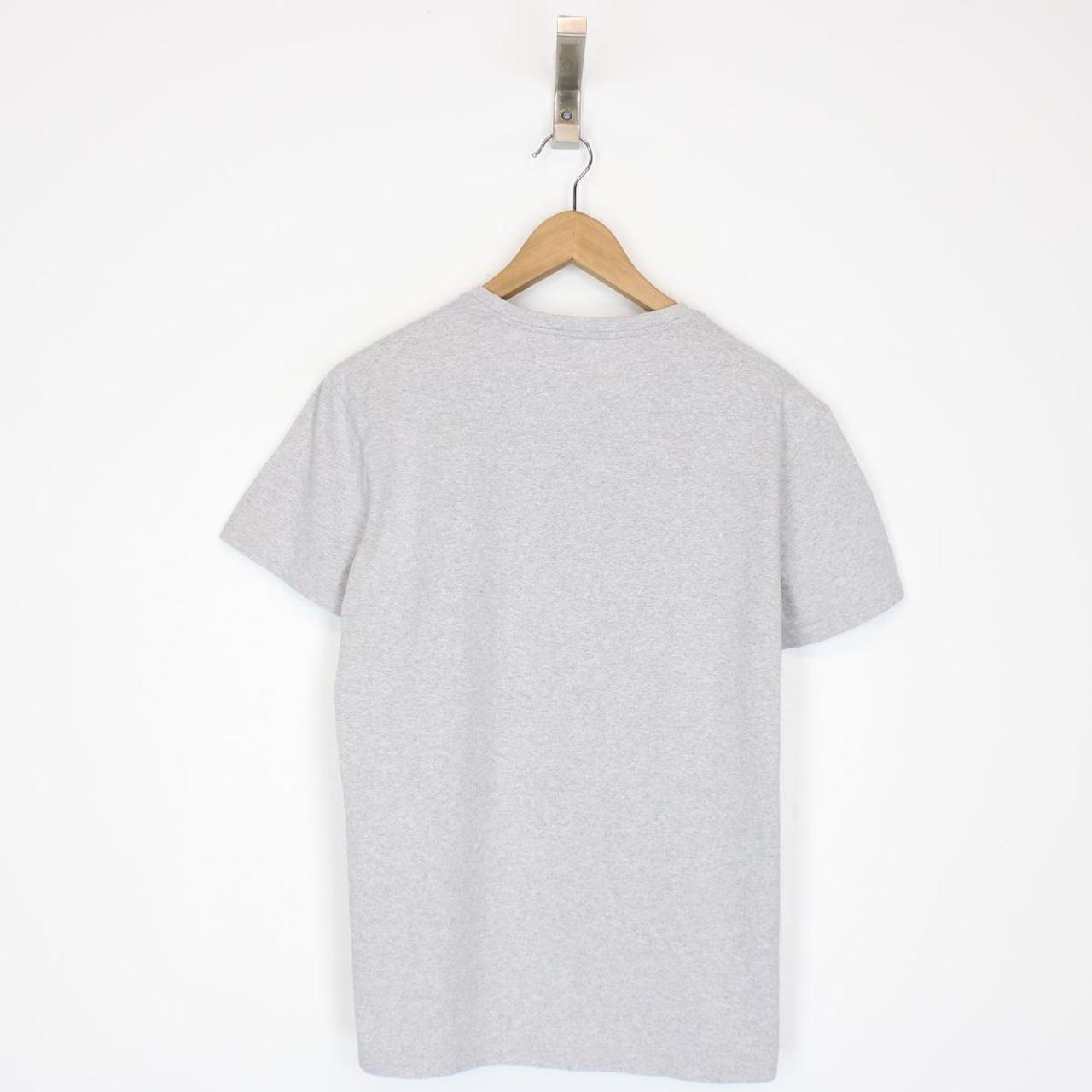 Vintage 90s Versace Sport Grey Short Sleeve Cotton T-Shirt