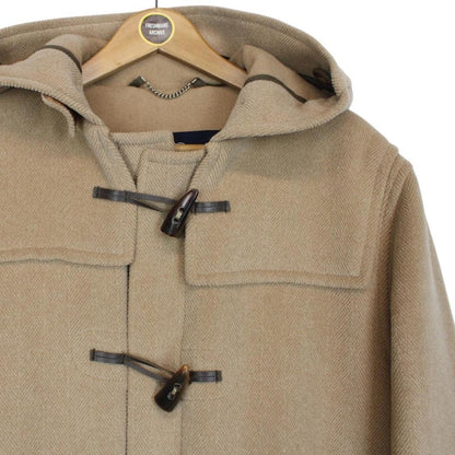 Vintage Burberry London Beige Wool Duffle Coat