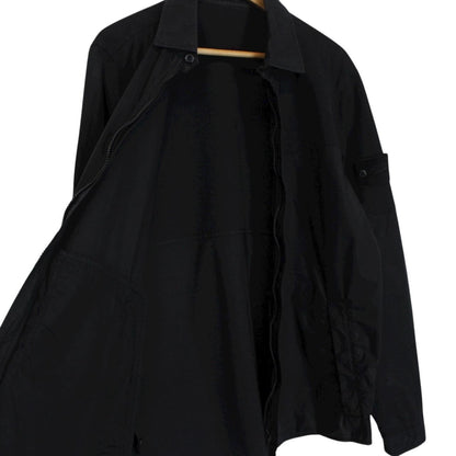 Stone Island Ghost SS 2018 Black Full Zip Cotton Overshirt Jacket