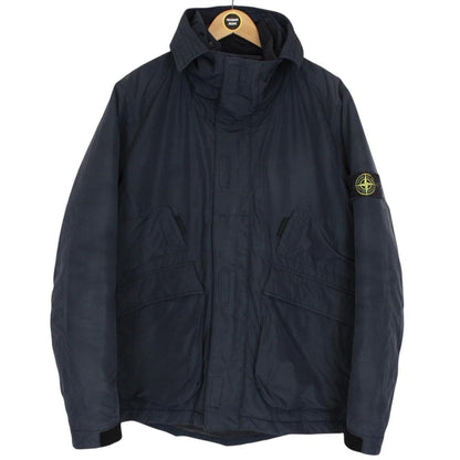 Stone Island AW 2018 Navy Blue Micro Reps Primaloft Hooded Jacket