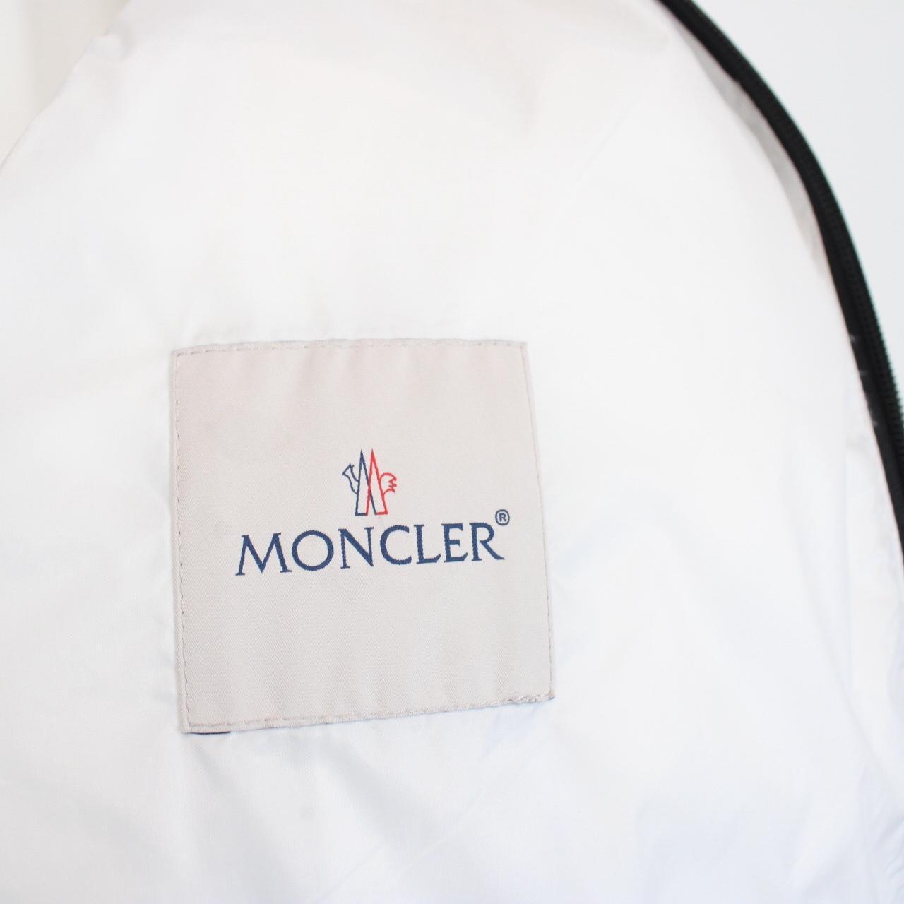Moncler Trakehner White Full Zip Hooded Jacket