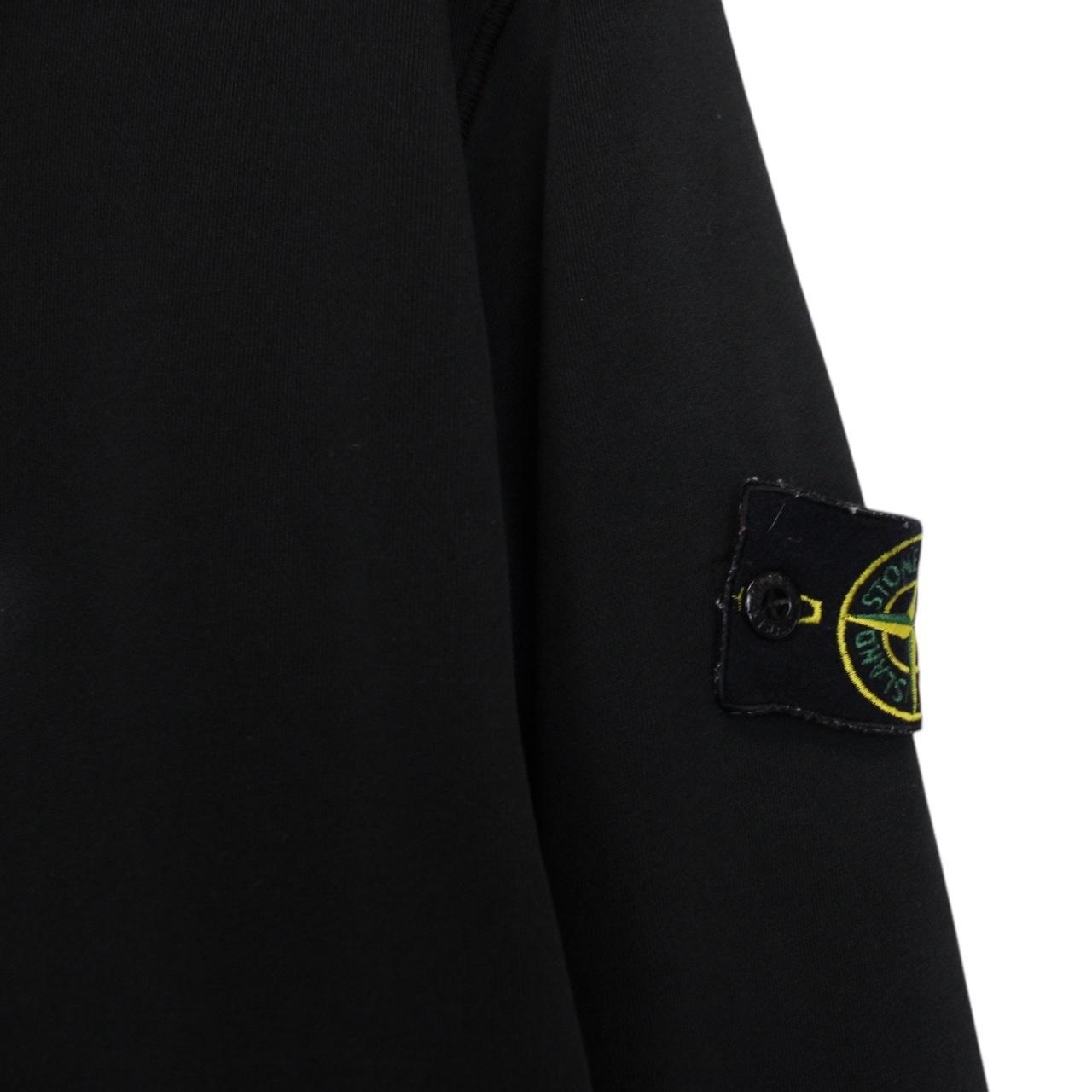 Stone Island SS 2020 Black Cotton Hoodie Jumper