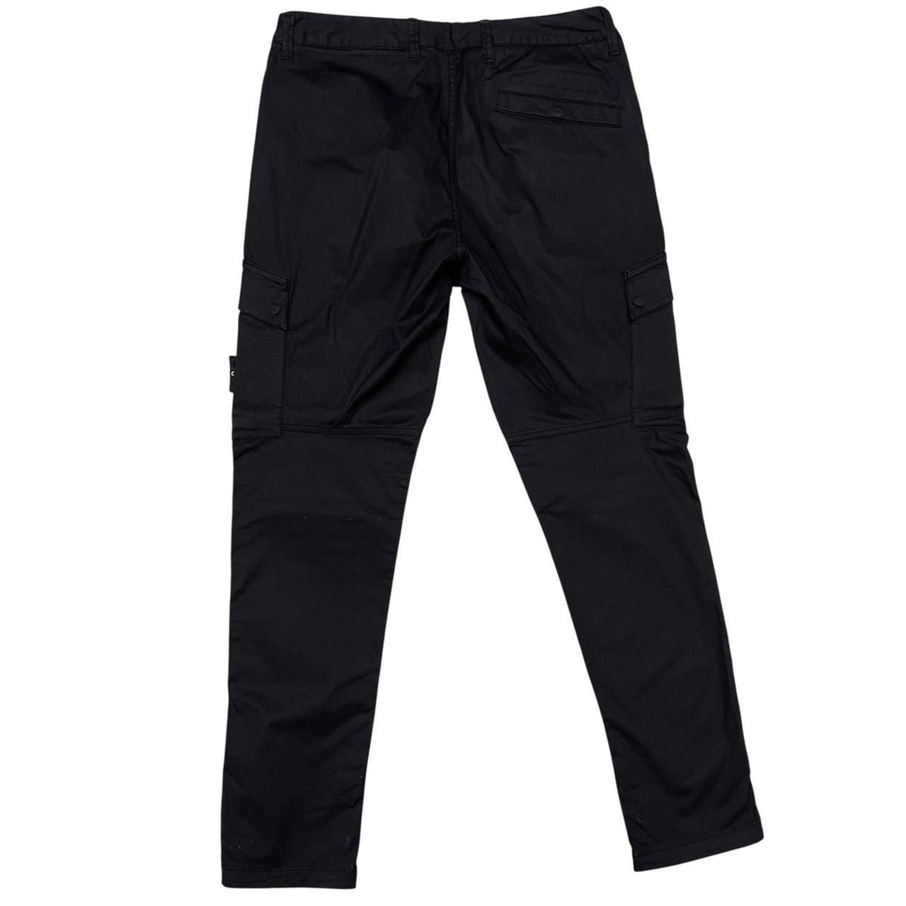 Stone Island SS 2019 Black RE-T Fit Cargo Trousers