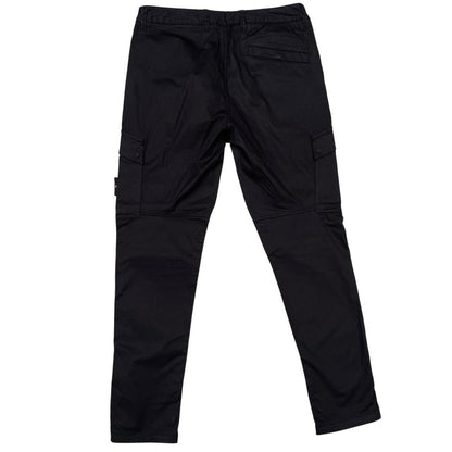 Stone Island SS 2019 Black RE-T Fit Cargo Trousers