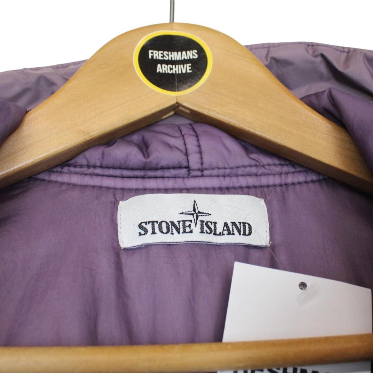 Stone Island AW 2020 Purple Garment Dyed Crinkle Reps NY Primaloft Jacket