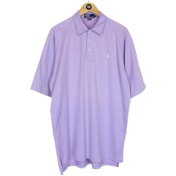 Vintage Polo Ralph Lauren Purple Short Sleeve Cotton Polo Shirt