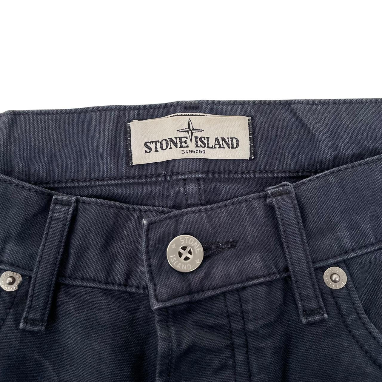 Stone Island AW 2012 Navy Blue RE-T Fit Cotton Trousers